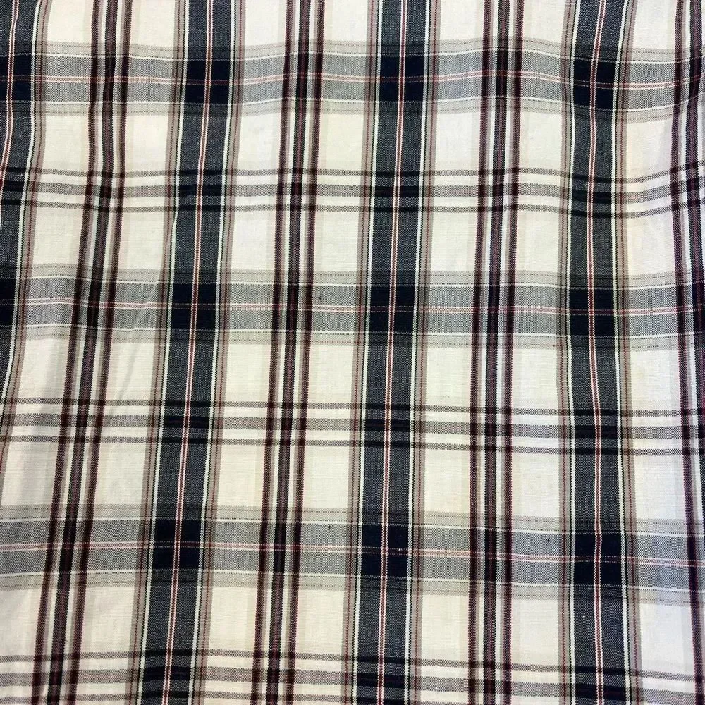 Quiksilver Red White Blue Plaid Bermuda Shorts sz 34